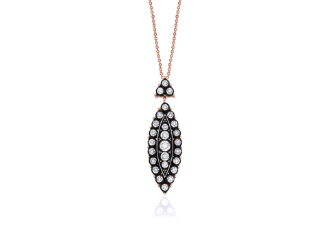 0.00 Karat Elmas Pırıltı Kolye
