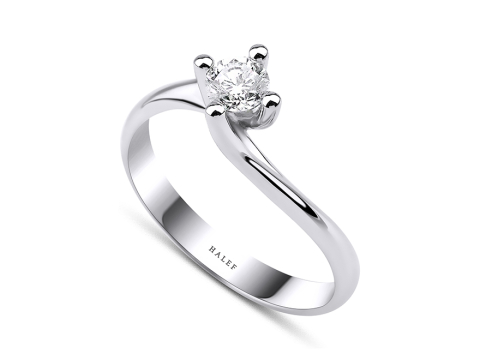 0.40 Karat Tektaş Pırlanta Yüzük