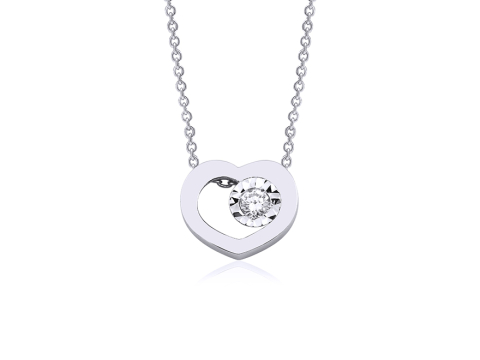0.05 Karat Pırıltı Pırlanta Kolye