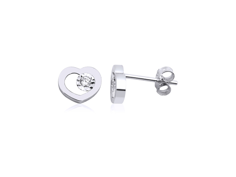0.10 Karat Pırıltı Pırlanta Küpe