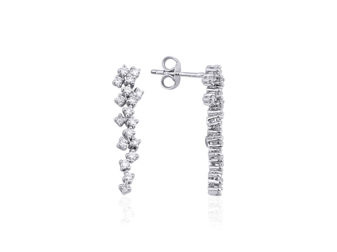 0.61 Karat Fantazi̇ Pırlanta Küpe