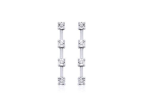 0.10 Karat Pırıltı Pırlanta Küpe