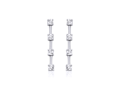 0.10 Karat Pırıltı Pırlanta Küpe