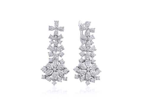 0.70 Karat Pırıltı Pırlanta Küpe