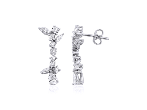 0.20 Karat Pırıltı Pırlanta Küpe