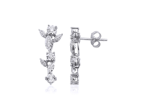 0.21 Karat Pırıltı Pırlanta Küpe