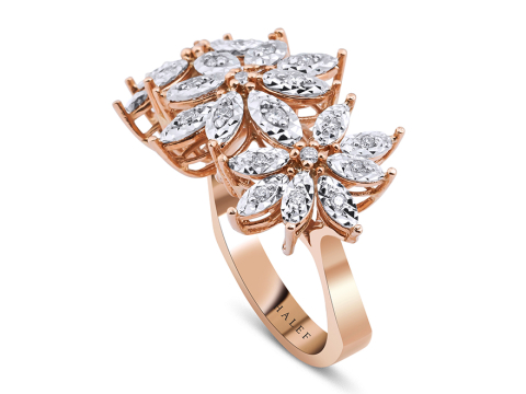 0.18 Karat Elmas Pırıltı Yüzük