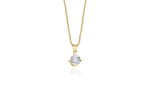 0.05 Karat Pırıltı Pırlanta Kolye