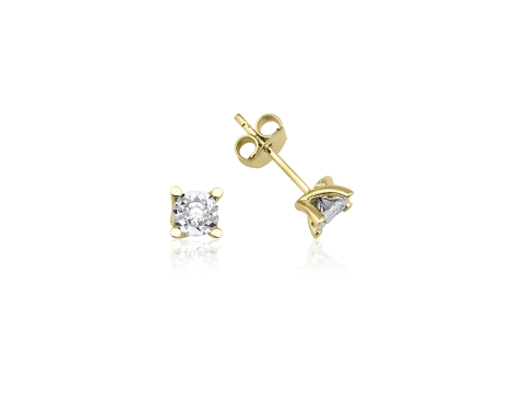 0.11 Karat Pırıltı Pırlanta Küpe