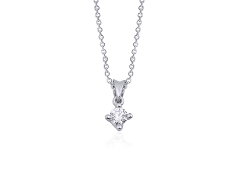 0.12 Karat Pırıltı Pırlanta Kolye