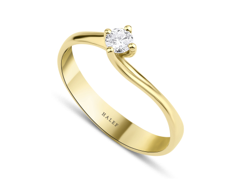 0.15 Karat Tektaş Pırlanta Yüzük