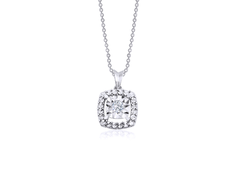 0.06 Karat Pırıltı Pırlanta Kolye