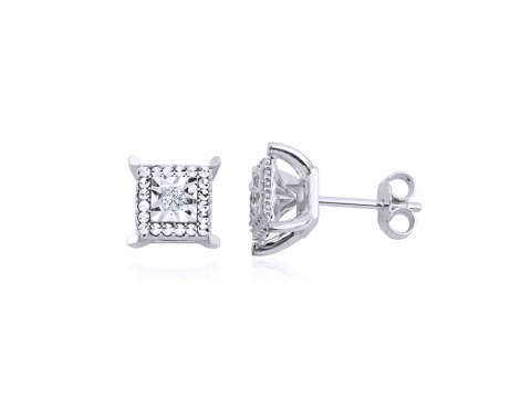 0.14 Karat Pırıltı Pırlanta Küpe