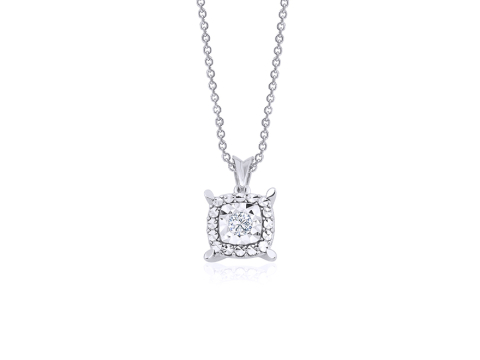 0.06 Karat Pırıltı Pırlanta Kolye