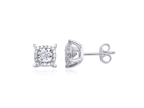 0.12 Karat Pırıltı Pırlanta Küpe