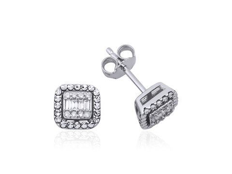 0.16 Karat Pırıltı Pırlanta Küpe