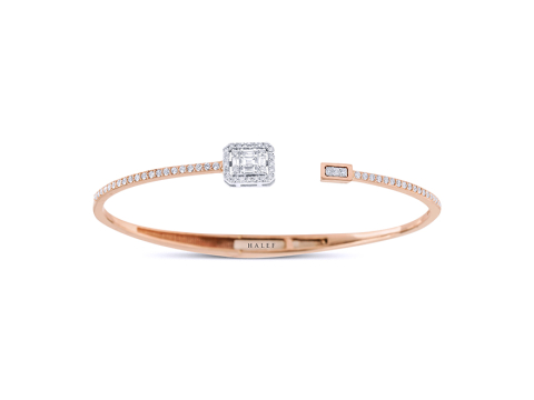 0.63 Karat Baget Pırlanta Bi̇lezi̇k