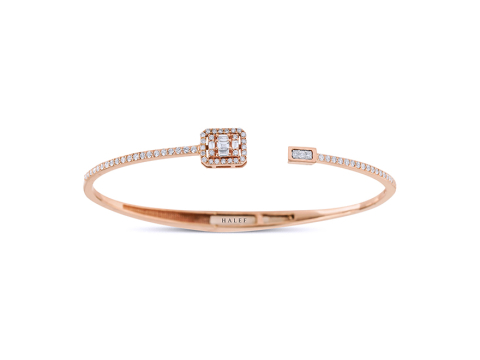 0.63 Karat Baget Pırlanta Bi̇lekli̇k