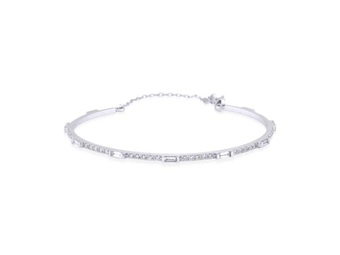 1.03 Karat Baget Pırlanta Bi̇lekli̇k