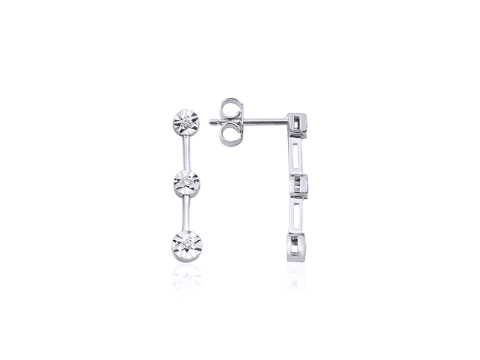 0.03 Karat Pırıltı Pırlanta Küpe
