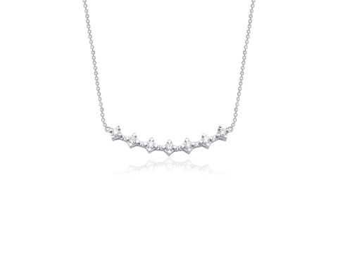 0.21 Karat Sira Taşli Pırlanta Kolye