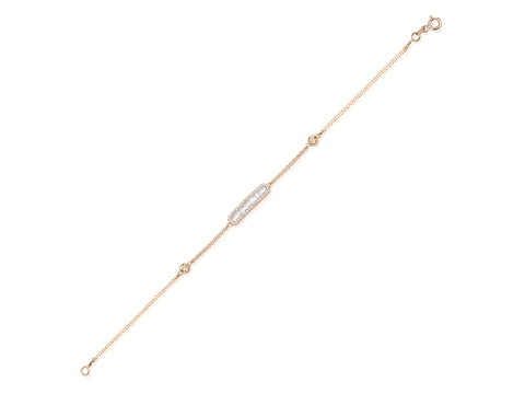 0.43 Karat Baget Pırlanta Bi̇lekli̇k