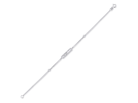 0.00 Karat Baget Pırlanta Bi̇lekli̇k