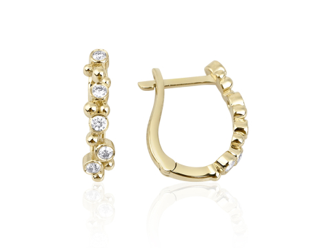 0.18 Karat Fantazi̇ Pırlanta Küpe