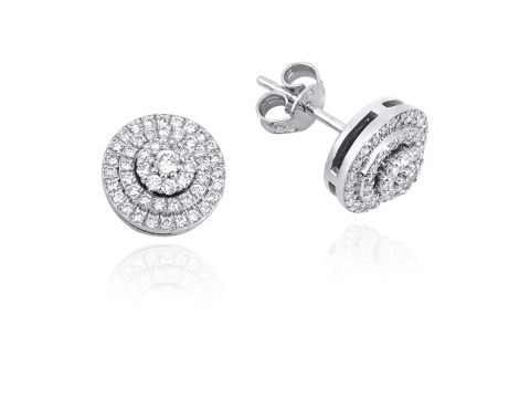 0.54 Karat Fantazi̇ Pırlanta Küpe