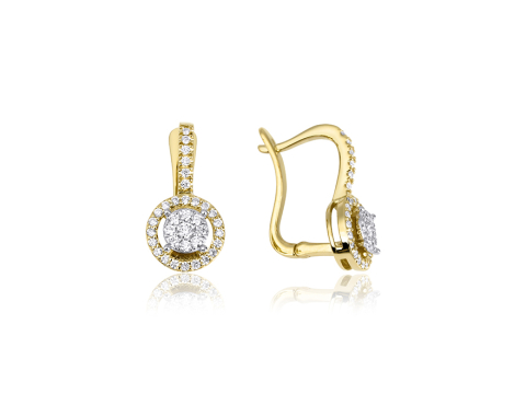 0.48 Karat Tilsim Pırlanta Küpe