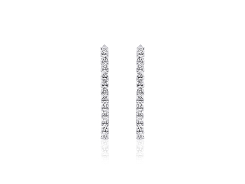 1.56 Karat Suyolu Pırlanta Küpe