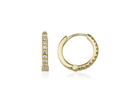 0.21 Karat Fantazi̇ Pırlanta Küpe