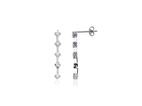 0.43 Karat Suyolu Pırlanta Küpe