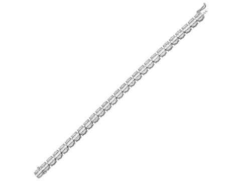 3.95 Karat Baget Pırlanta Bi̇lekli̇k