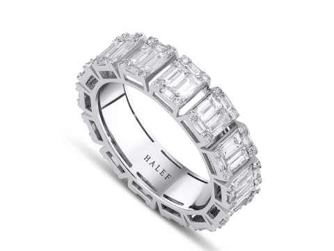 2.26 Karat Baget Pırlanta Yüzük