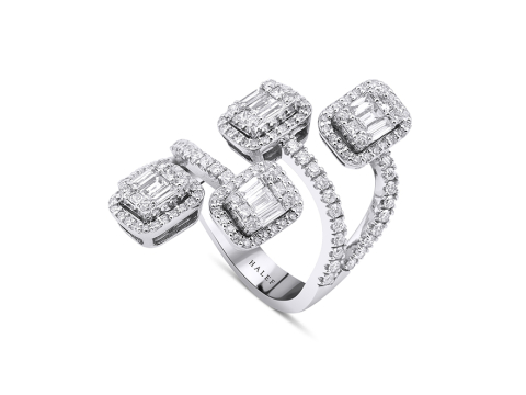 1.13 Karat Baget Pırlanta Yüzük