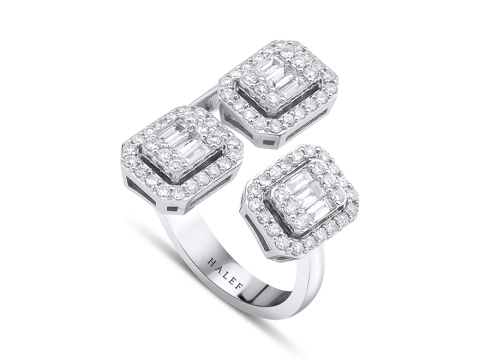 1.04 Karat Baget Pırlanta Yüzük