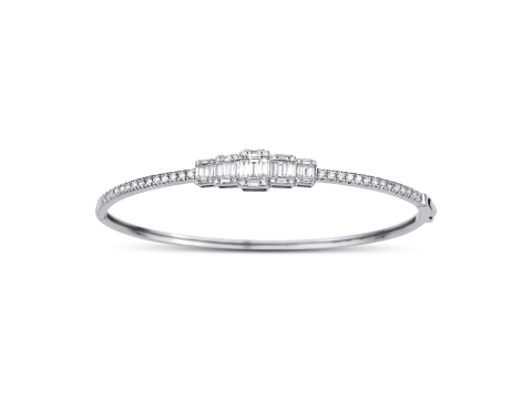 1.30 Karat Baget Pırlanta Bi̇lezi̇k