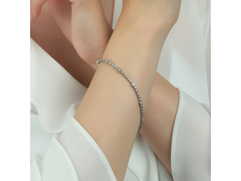 0.93 Karat Suyolu Pırlanta Bi̇lekli̇k