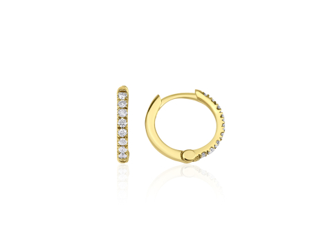 0.18 Karat Fantazi̇ Pırlanta Küpe