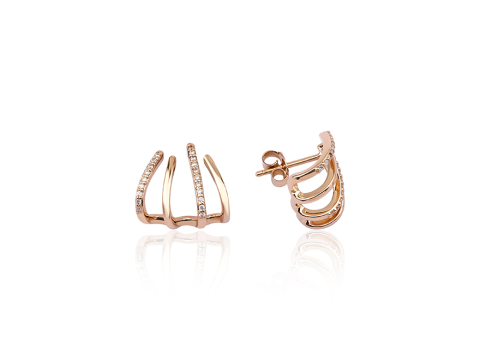 0.20 Karat Fantazi̇ Pırlanta Küpe