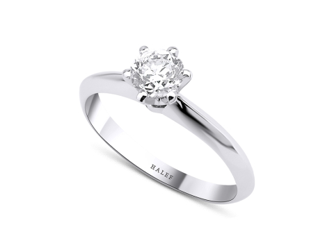 0.50 Karat Tektaş Pırlanta Yüzük