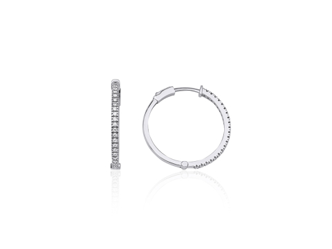 0.62 Karat Sira Taşli Pırlanta Küpe