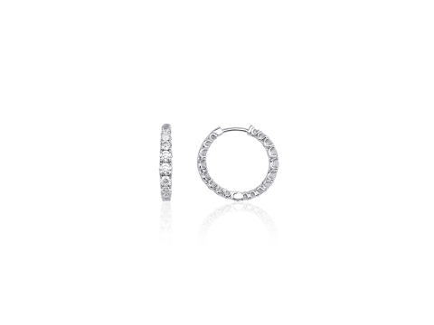 2.00 Karat Sira Taşli Pırlanta Küpe