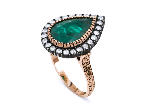 0.00 Karat Elmas Renkli̇ Yüzük